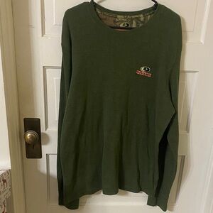 Mossy Oak Olive Crew Neck Shirt